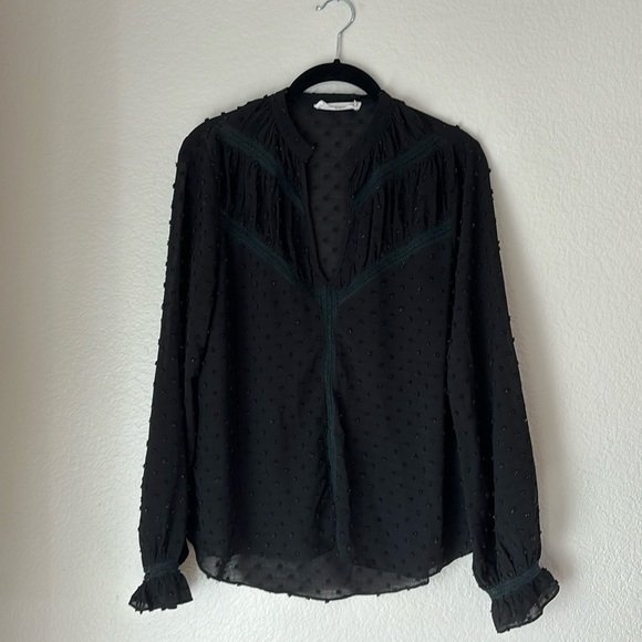 Black long sleeve top - Picture 1 of 4